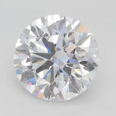4.09ct D VVS1 Rare Carat Ideal Cut Round Lab Grown Diamond