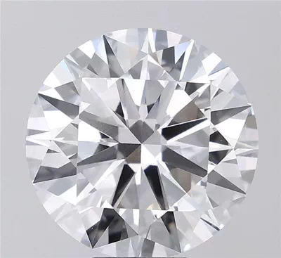 7.02ct D VVS2 Excellent Cut Round Lab Grown Diamond