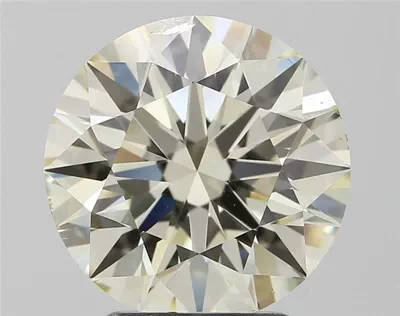 3.01ct K SI1 Rare Carat Ideal Cut Round Diamond