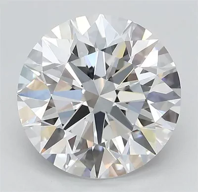 3.44ct D IF Rare Carat Ideal Cut Round Lab Grown Diamond