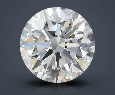 3.44ct D IF Rare Carat Ideal Cut Round Lab Grown Diamond