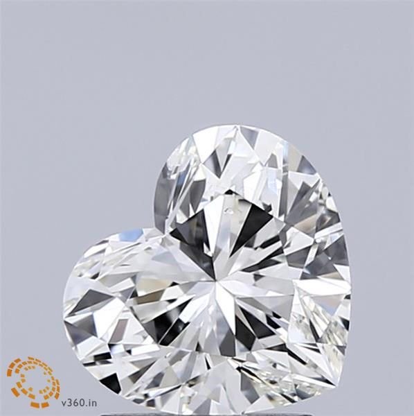 1.55ct K SI1 Rare Carat Ideal Cut Heart Diamond