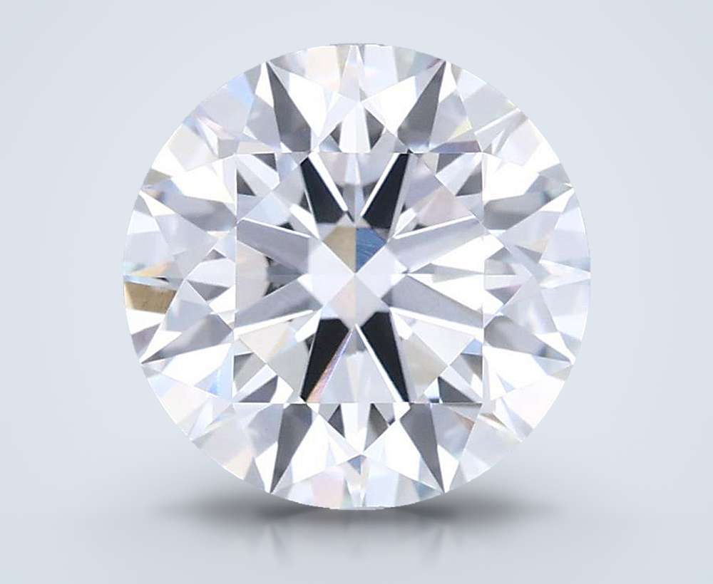 3.02ct H VVS2 Rare Carat Ideal Cut Round Lab Grown Diamond