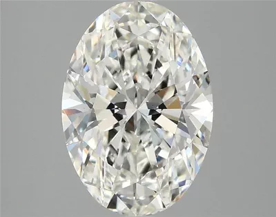 3.05ct H VS2 Rare Carat Ideal Cut Oval Lab Grown Diamond