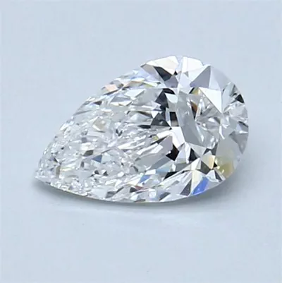 0.71ct D VS2 Excellent Cut Pear Diamond