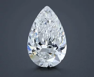 0.71ct D VS2 Excellent Cut Pear Diamond