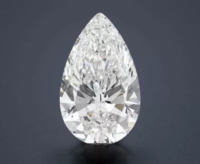 11.57ct F VVS2 Rare Carat Ideal Cut Pear Lab Grown Diamond