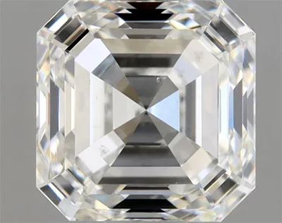 1.03ct H SI1 Rare Carat Ideal Cut Asscher Diamond