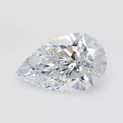 5.09ct E VVS2 Rare Carat Ideal Cut Pear Lab Grown Diamond