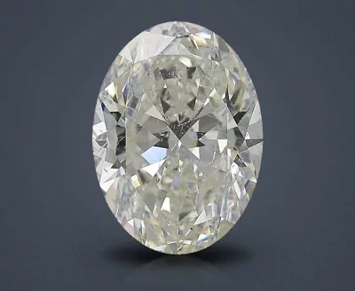 5.01ct I SI2 Rare Carat Ideal Cut Oval Diamond