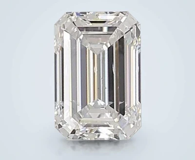 0.90ct E SI1 Rare Carat Ideal Cut Emerald Lab Grown Diamond