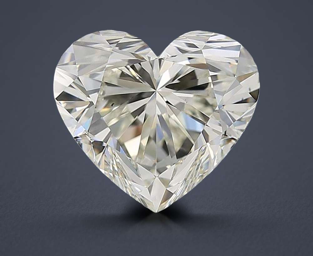 5.02ct J VS1 Rare Carat Ideal Cut Heart Diamond