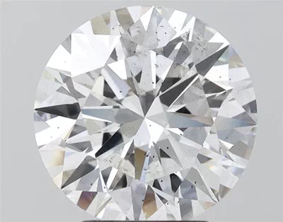 3.72ct E SI2 Rare Carat Ideal Cut Round Lab Grown Diamond