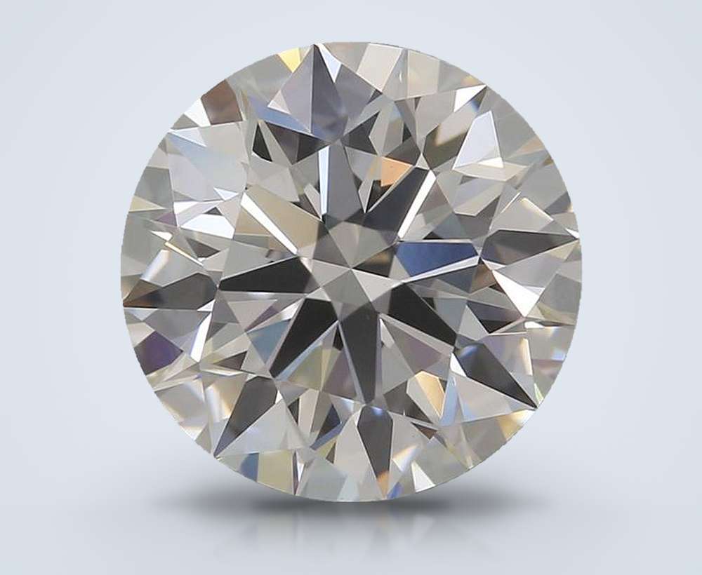 3.02ct F VVS2 Rare Carat Ideal Cut Round Lab Grown Diamond