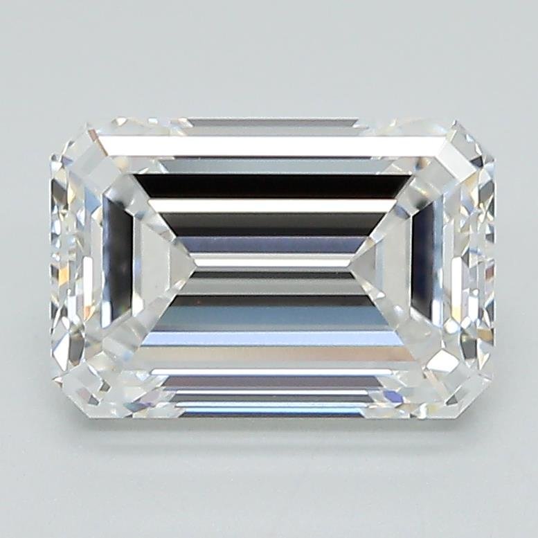 2.32ct D VS1 Excellent Cut Emerald Lab Grown Diamond