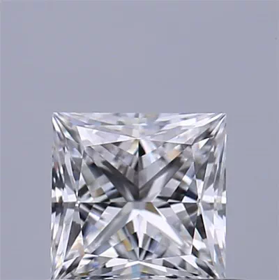 0.58ct D VVS2 Rare Carat Ideal Cut Princess Lab Grown Diamond