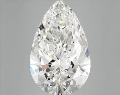 10.40ct F VVS2 Rare Carat Ideal Cut Pear Lab Grown Diamond