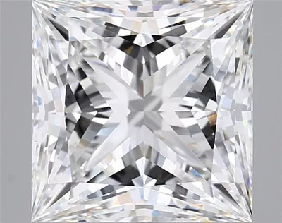 10.12ct F VS1 Rare Carat Ideal Cut Princess Lab Grown Diamond