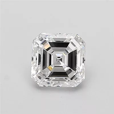 1.00ct D VS1 Rare Carat Ideal Cut Asscher Lab Grown Diamond