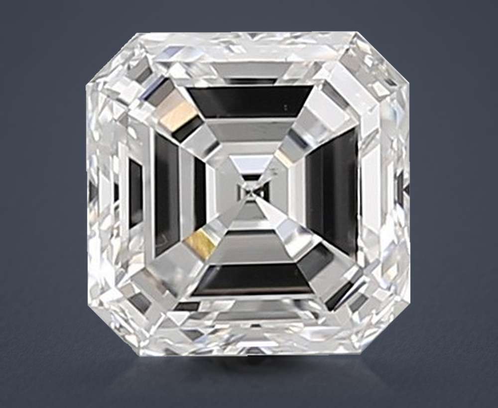 1.00ct D VS1 Rare Carat Ideal Cut Asscher Lab Grown Diamond