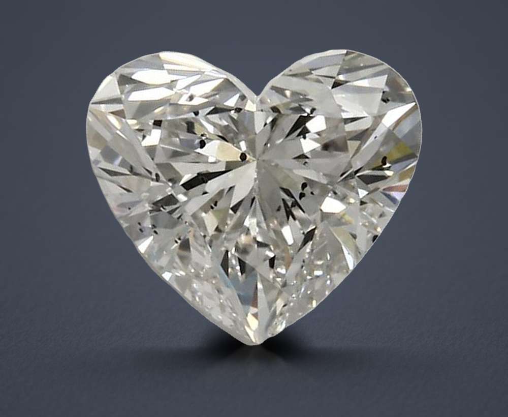 2.09ct G SI2 Rare Carat Ideal Cut Heart Lab Grown Diamond