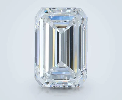 4.04ct E VS2 Rare Carat Ideal Cut Emerald Lab Grown Diamond