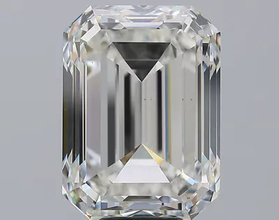 10.01ct H VS2 Excellent Cut Emerald Diamond