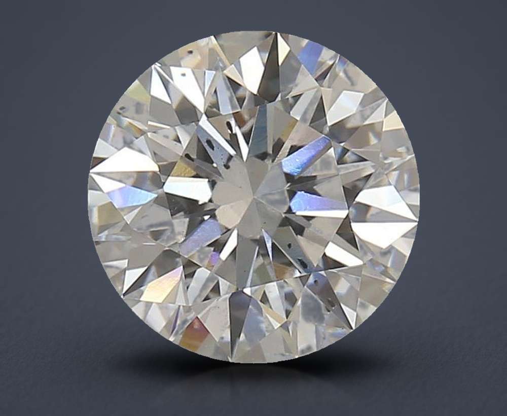 2.99ct E SI1 Rare Carat Ideal Cut Round Lab Grown Diamond