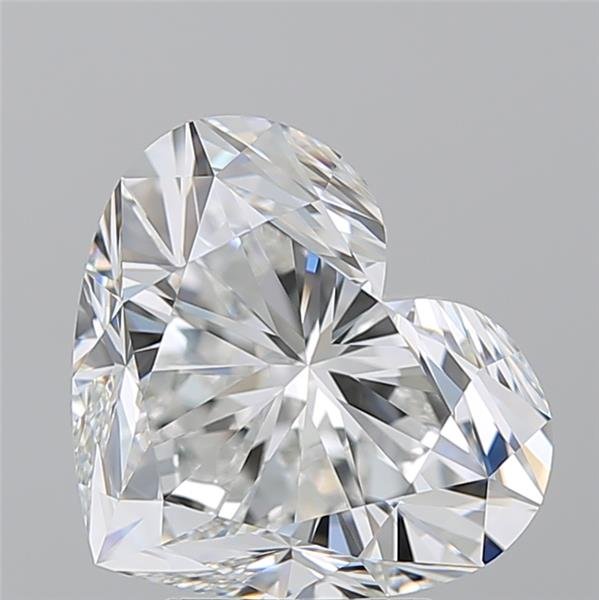 5.02ct F VVS1 Rare Carat Ideal Cut Heart Diamond