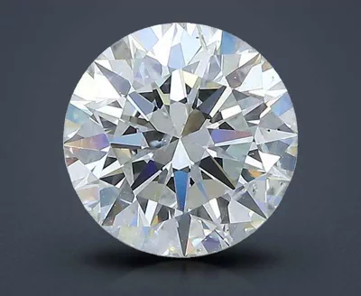 2.01ct J SI2 Rare Carat Ideal Cut Round Diamond