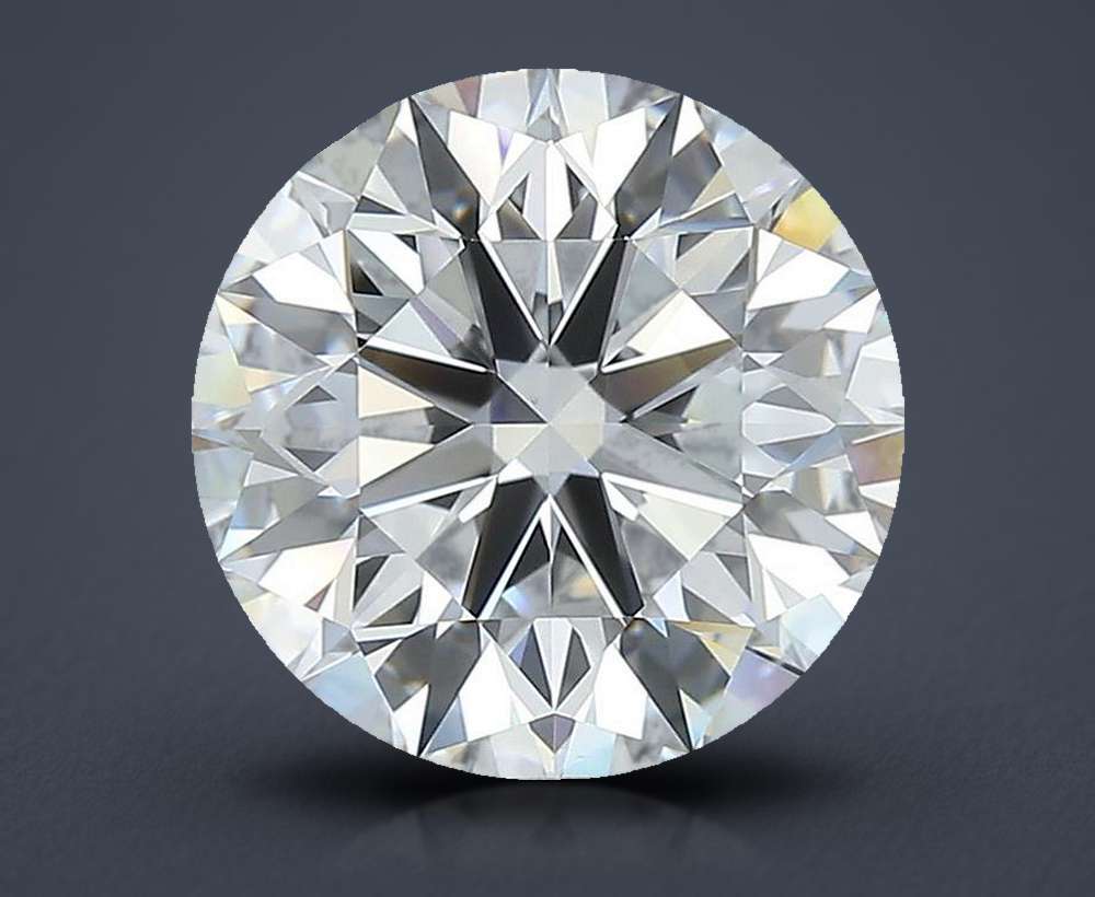 3.90ct E VS1 Rare Carat Ideal Cut Round Diamond