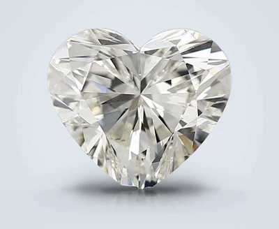 4.02ct K SI1 Rare Carat Ideal Cut Heart Diamond