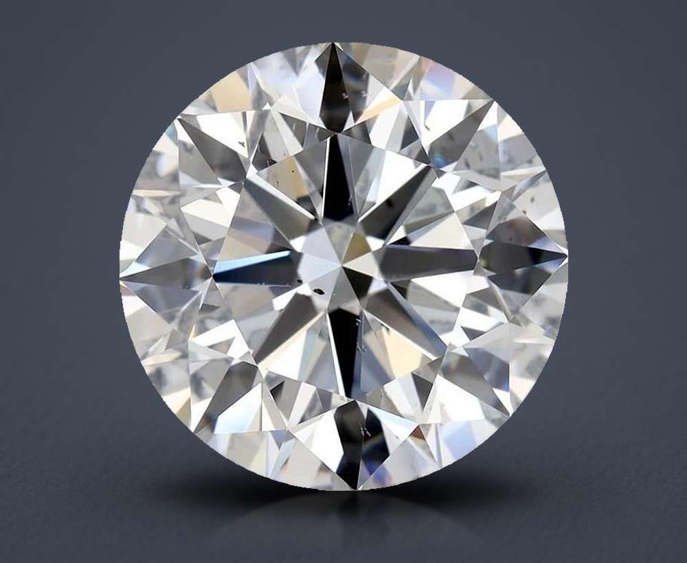 6.19ct D SI1 Rare Carat Ideal Cut Round Diamond
