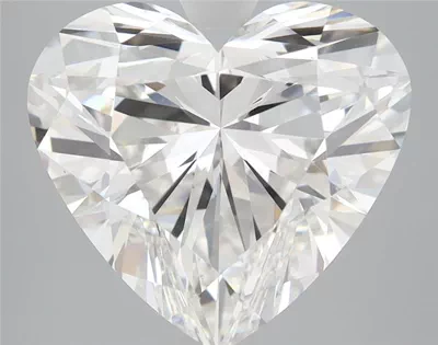 5.10ct F VS1 Rare Carat Ideal Cut Heart Lab Grown Diamond