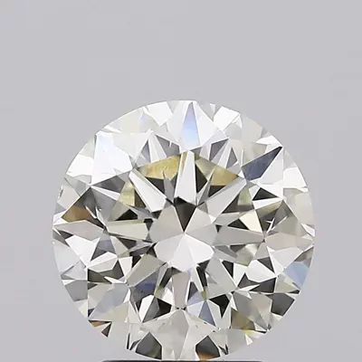 3.01ct J VS1 Very Good Cut Round Lab Grown Diamond