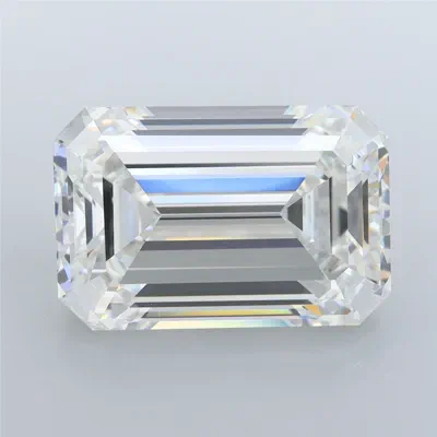 10.07ct F VVS2 Rare Carat Ideal Cut Emerald Lab Grown Diamond