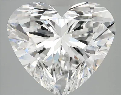 6.05ct E VVS2 Rare Carat Ideal Cut Heart Lab Grown Diamond
