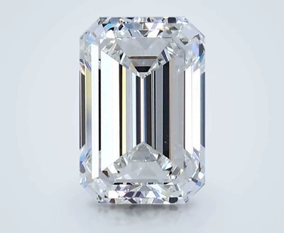3.03ct G VS1 Rare Carat Ideal Cut Emerald Diamond