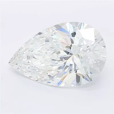 2.56ct E VS1 Rare Carat Ideal Cut Pear Lab Grown Diamond