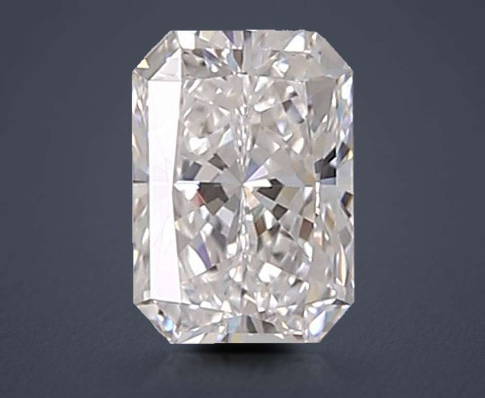 0.51ct D IF Very Good Cut Radiant Lab Grown Diamond