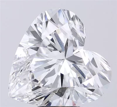 7.57ct E VVS2 Rare Carat Ideal Cut Heart Lab Grown Diamond
