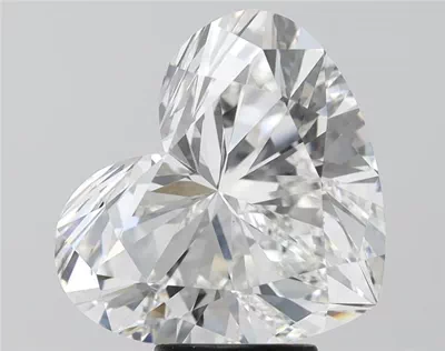 6.35ct F VS1 Rare Carat Ideal Cut Heart Lab Grown Diamond