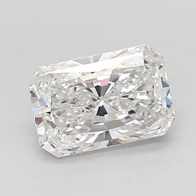 2.55ct F VVS2 Rare Carat Ideal Cut Radiant Lab Grown Diamond