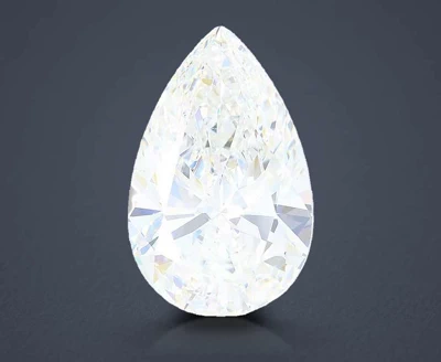 11.08ct F VVS2 Rare Carat Ideal Cut Pear Lab Grown Diamond