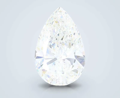 11.08ct F VVS2 Rare Carat Ideal Cut Pear Lab Grown Diamond