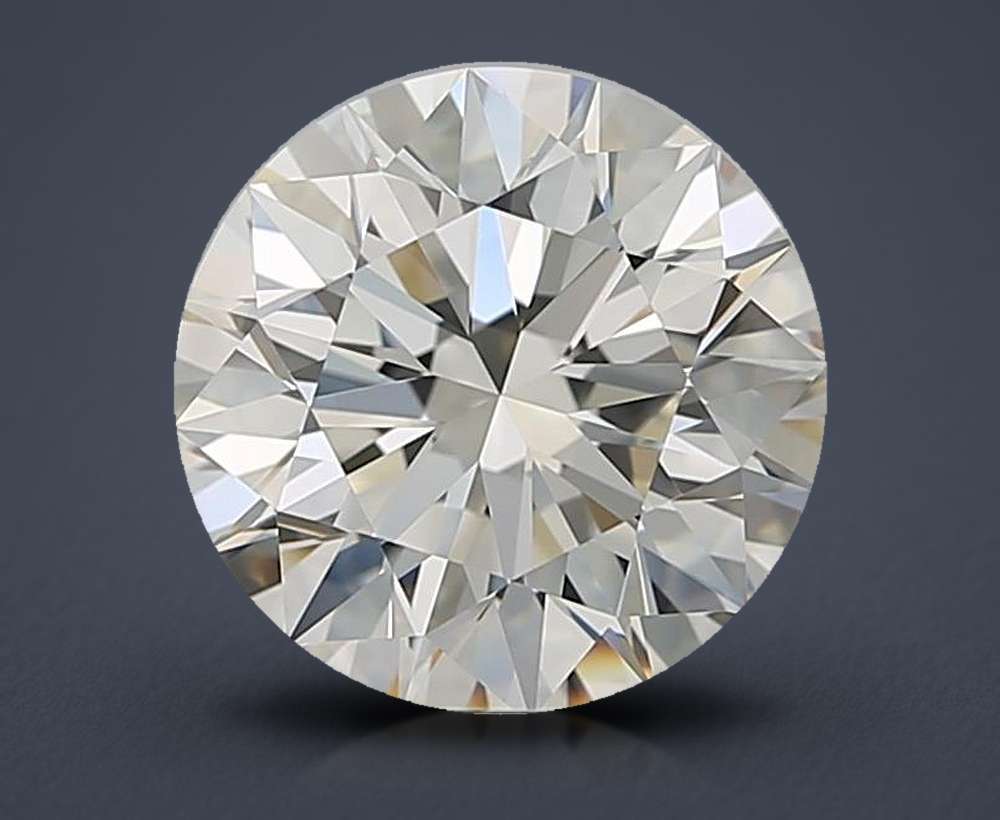 2.50ct K VVS2 Rare Carat Ideal Cut Round Diamond