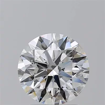 2.51ct E SI1 Rare Carat Ideal Cut Round Diamond