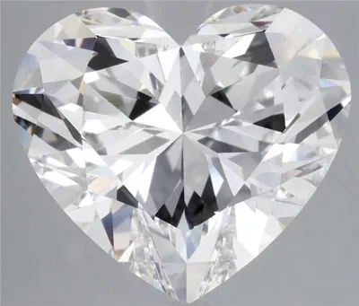 5.03ct E VVS1 Rare Carat Ideal Cut Heart Diamond
