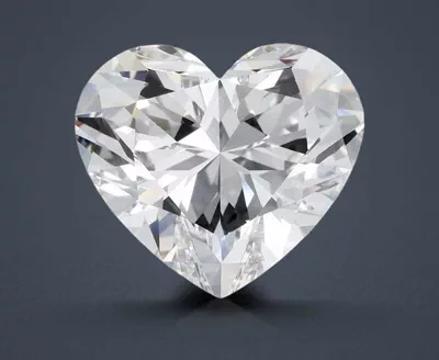 5.03ct E VVS1 Rare Carat Ideal Cut Heart Diamond