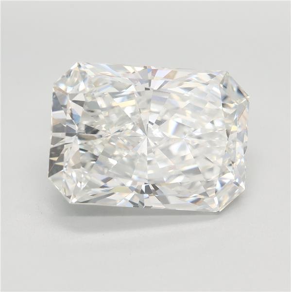6.01ct F VS1 Rare Carat Ideal Cut Radiant Lab Grown Diamond